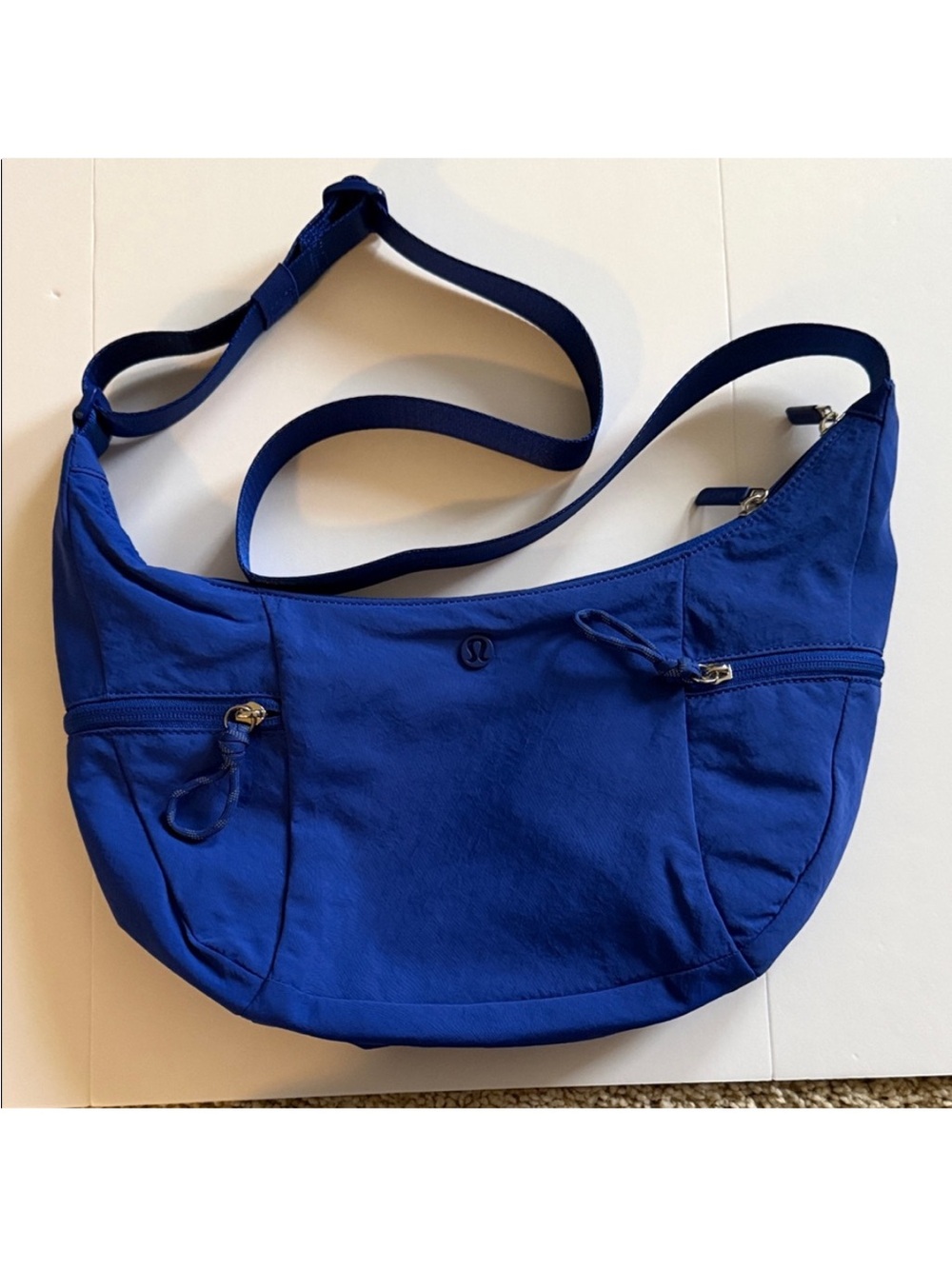 lululemon athletica Cobalt Blue Crescent Shoulder Bag